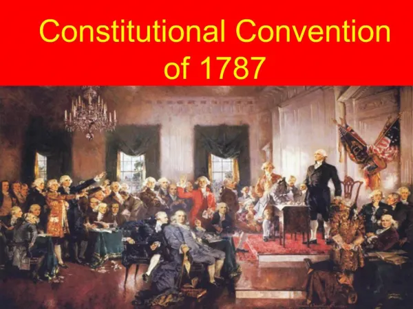 Constitutional Convention of 1787
