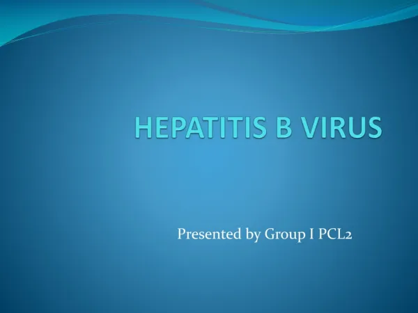 HEPATITIS B VIRUS