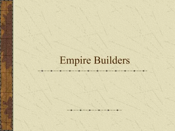 Empire Builders