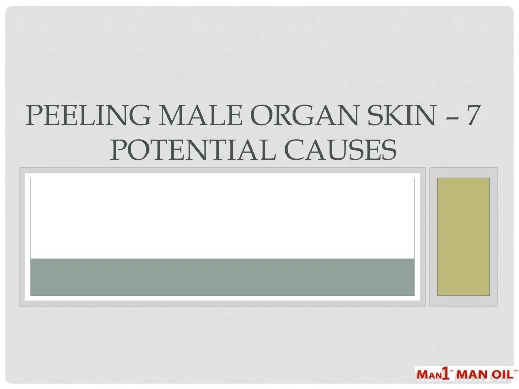peeling male organ skin 7 potential causes