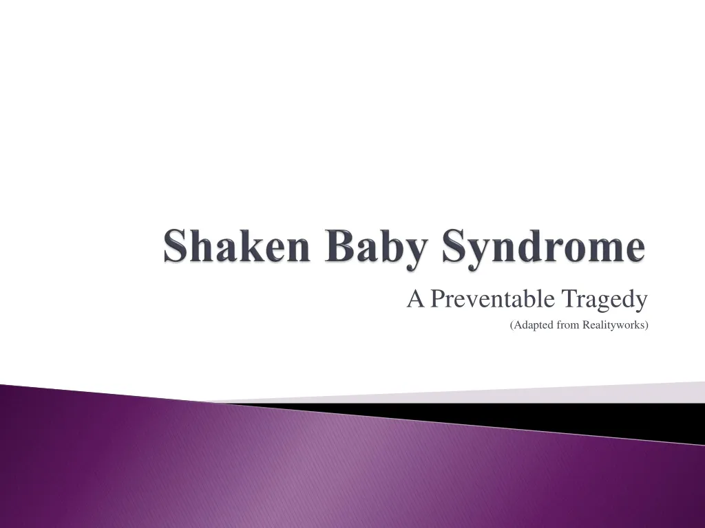 shaken baby syndrome