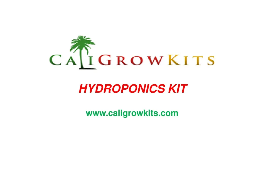 hydroponics kit