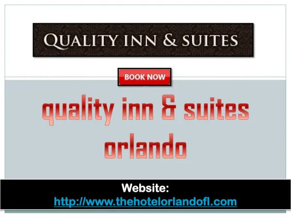 quality inn & suites orlando