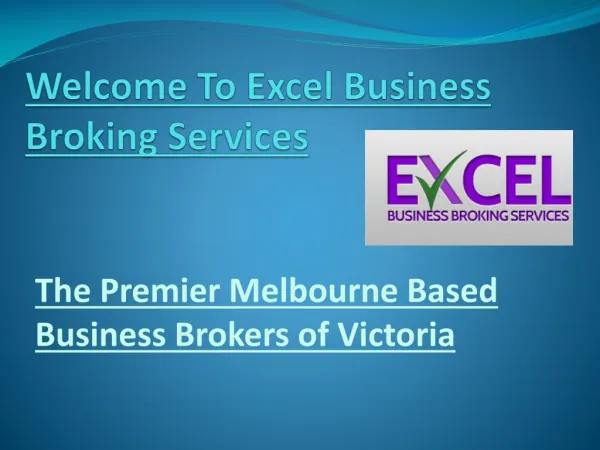 Excel Business Broking Services