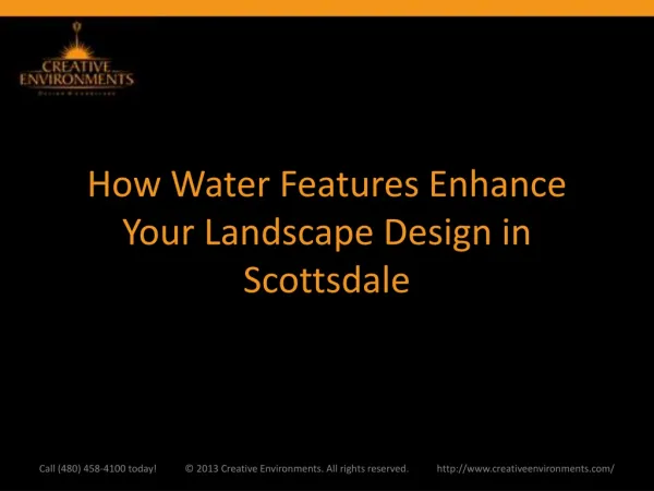 How Water Features Enhance Your Landscape Design in Scottsda