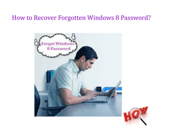 How to Recover Windows 8 Password If Forgot or Lost?