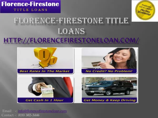 florence-firestone auto title loans