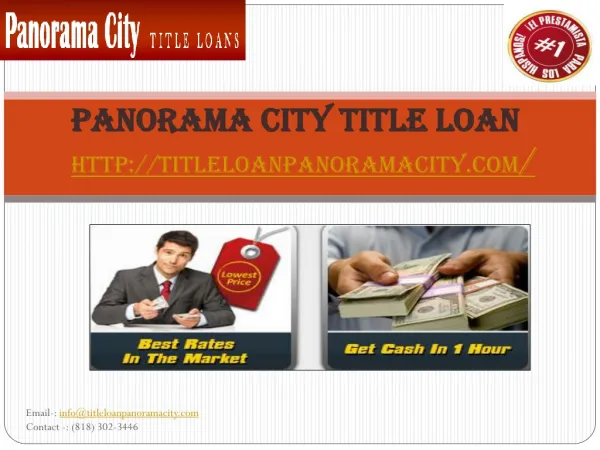 panorama city auto title loans