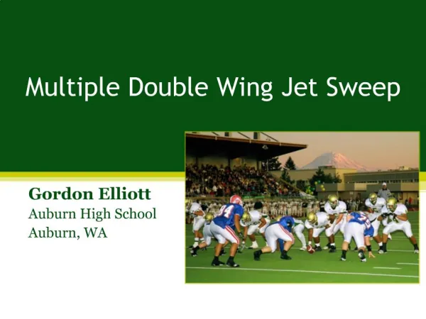 Multiple Double Wing Jet Sweep