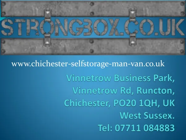 Chichester Business Storage Solutions - Stock