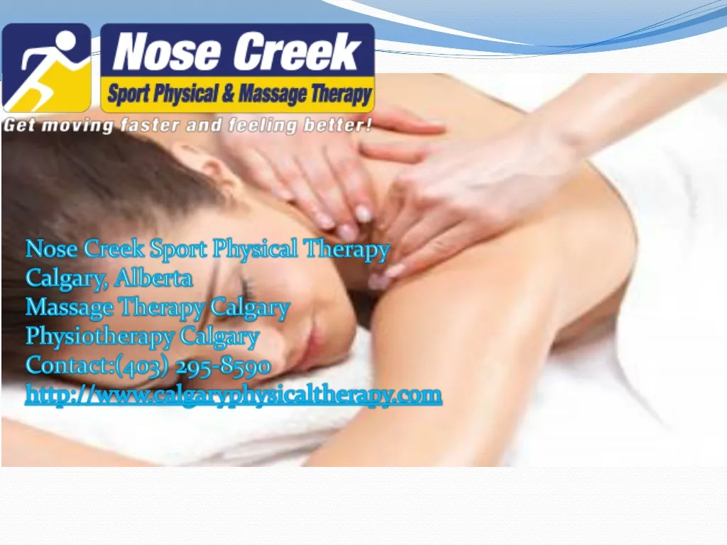 nose creek sport physical therapy calgary alberta