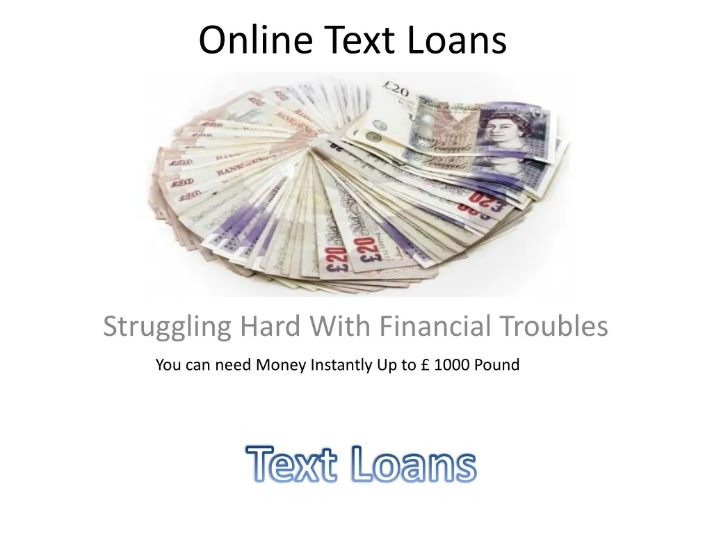 online text loans