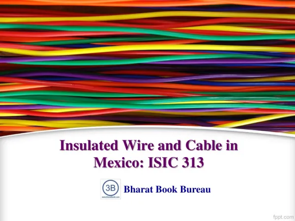 Insulated Wire and Cable in Mexico: ISIC 313