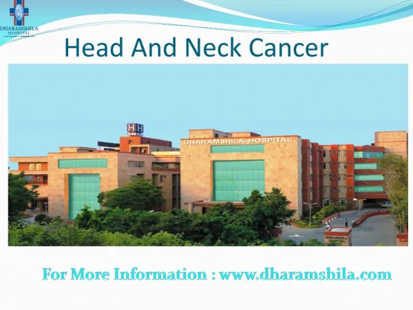Head And Neck cancer treatment centre in India