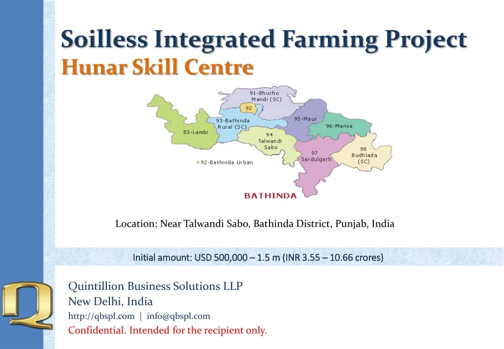 soilless integrated farming project hunar skill centre