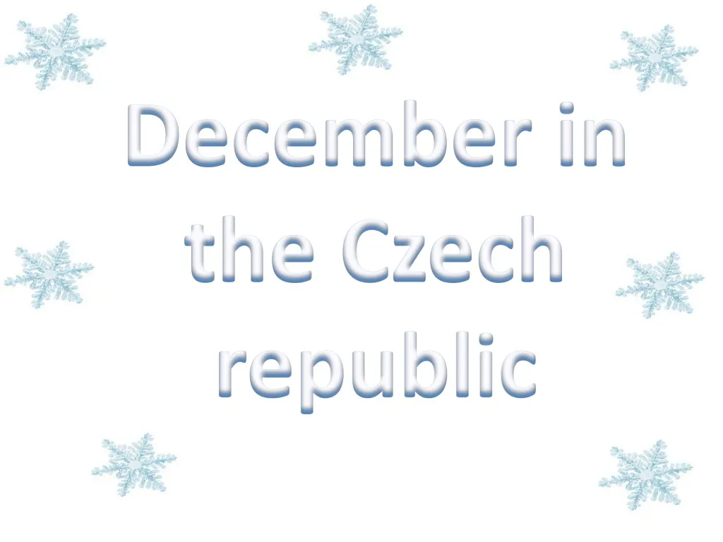 december in the czech republic