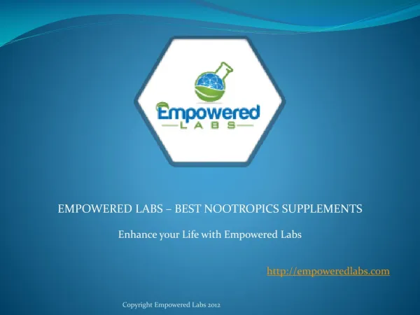 Empowered Labs - Best Nootropics Supplements