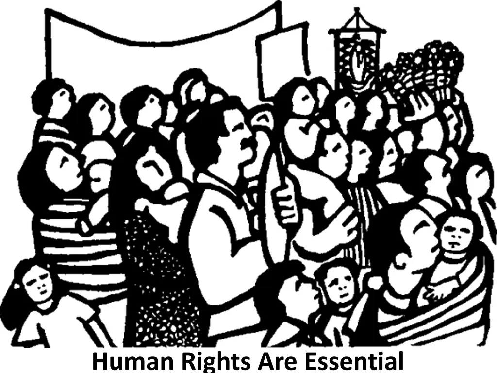human rights are essential