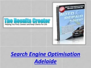Search Engine Optimisation Adelaide - slide 1