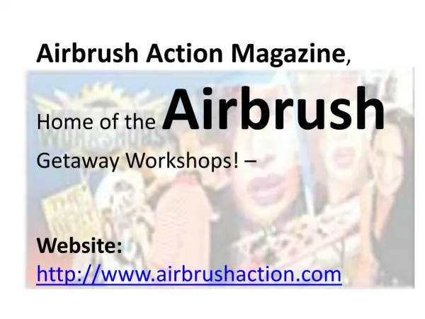 Airbrush Getaway Workshops: Learn How To Airbrush!