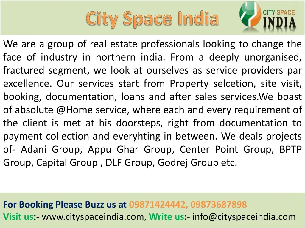 city space india