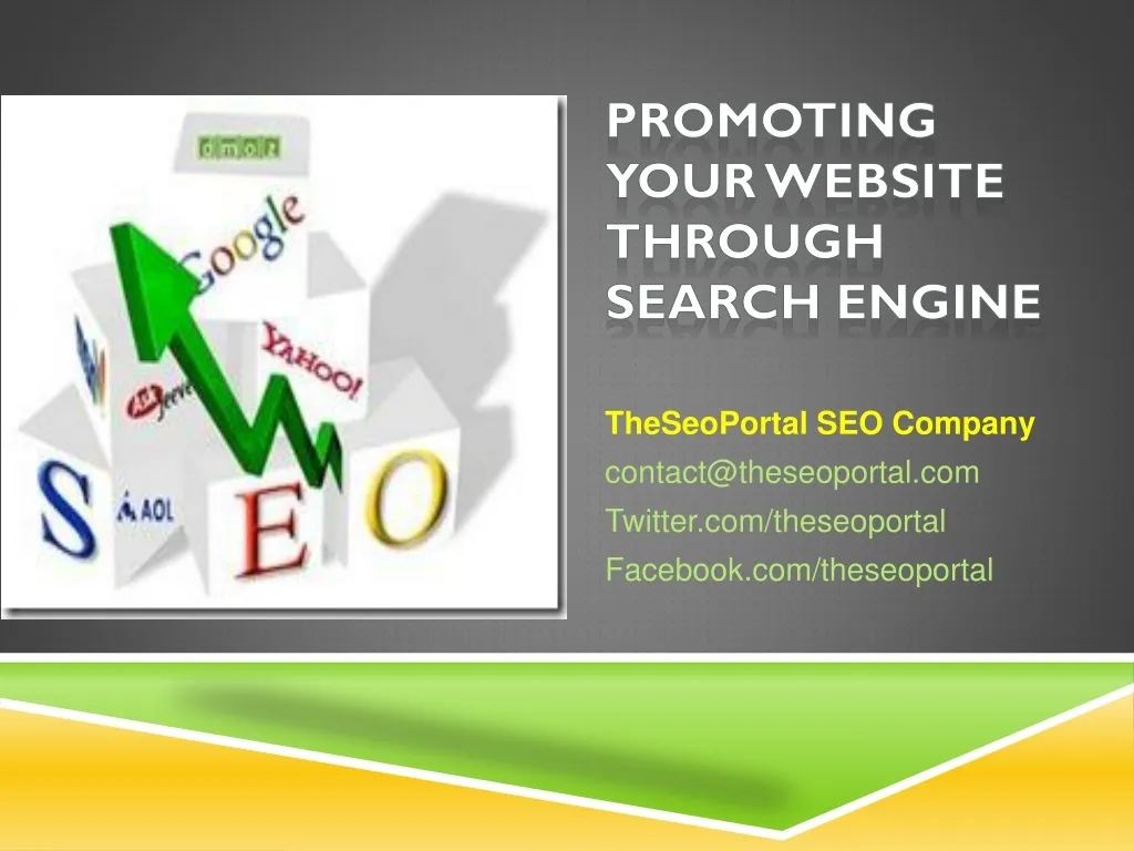 promoting your website through search engine