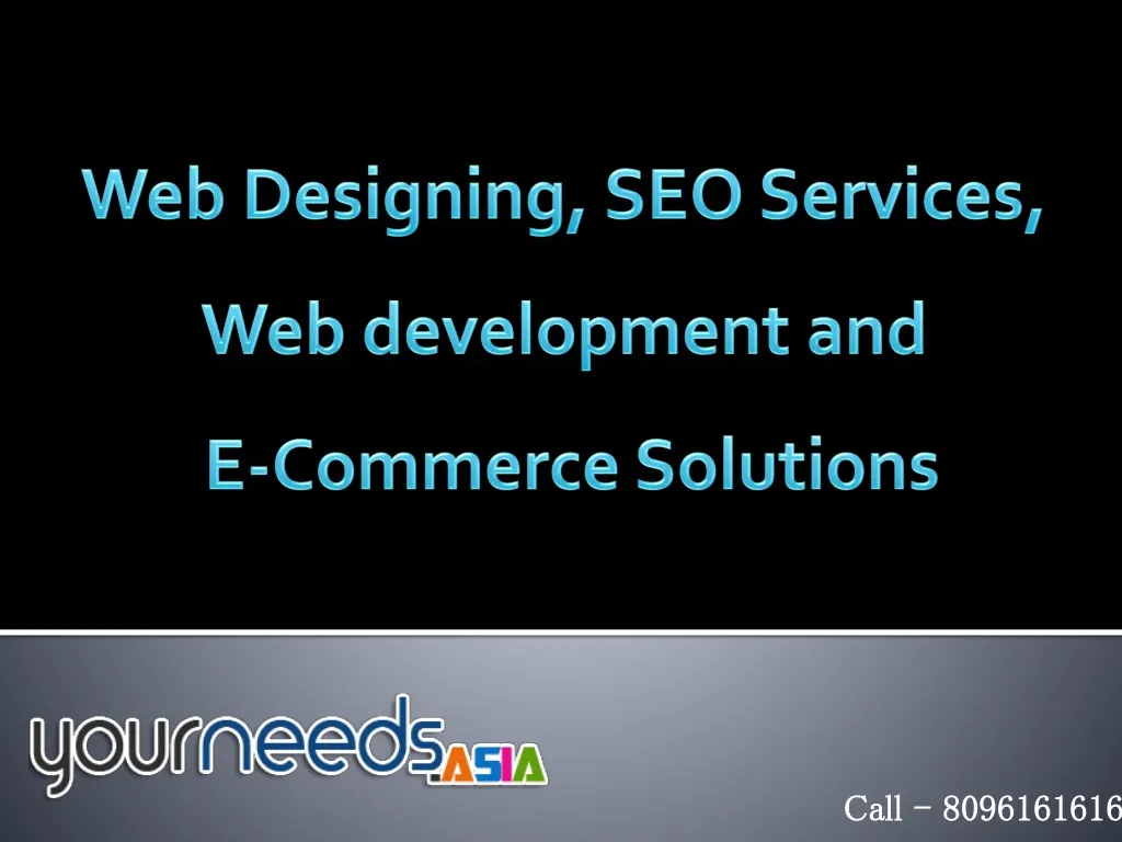 web designing seo services web development