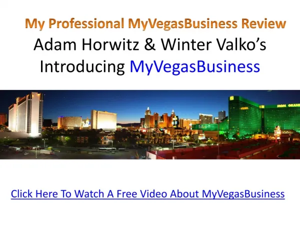 My Vegas Business Review