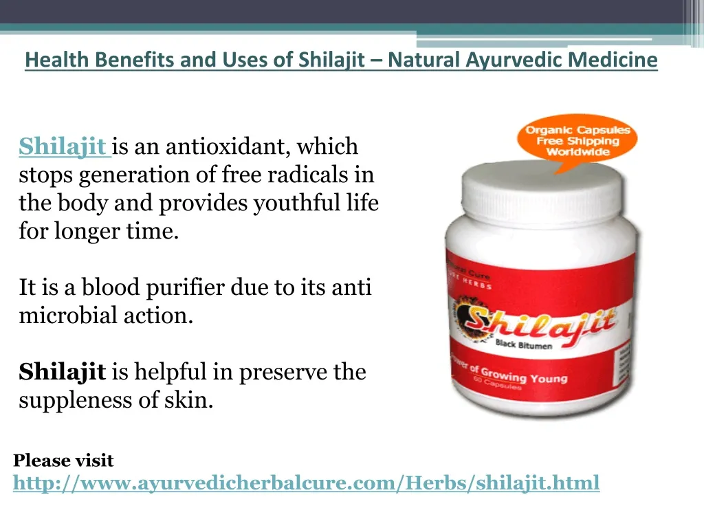 health benefits and uses of shilajit natural