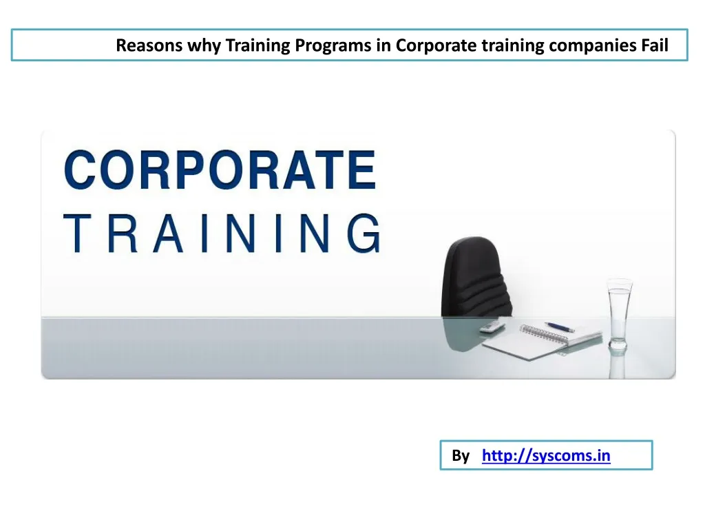 reasons why training programs in corporate