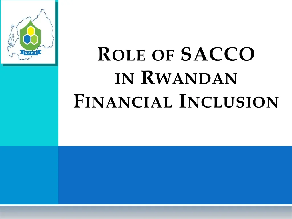 role of sacco in rwandan financial inclusion