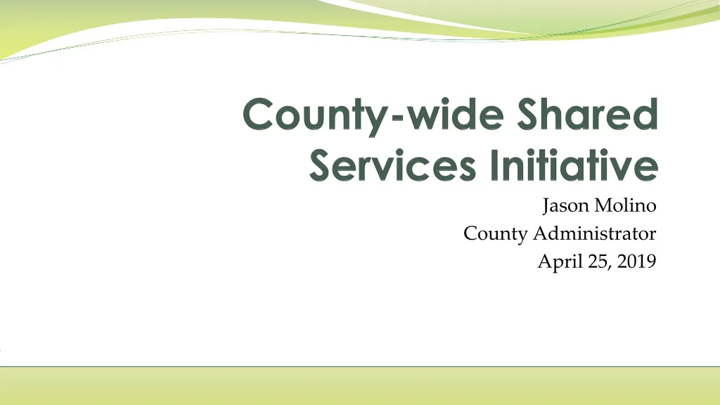 county wide shared services initiative