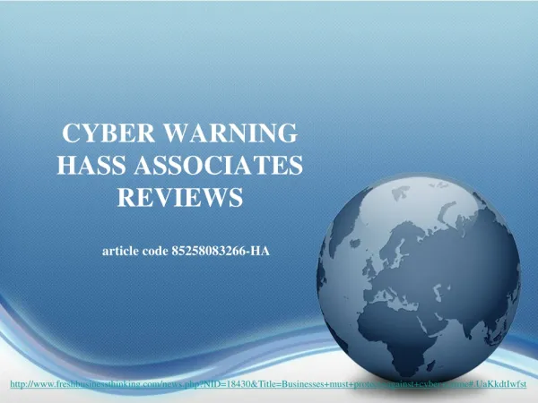 cyber warning hass associates reviews, BUSINESSES MUST PROTE