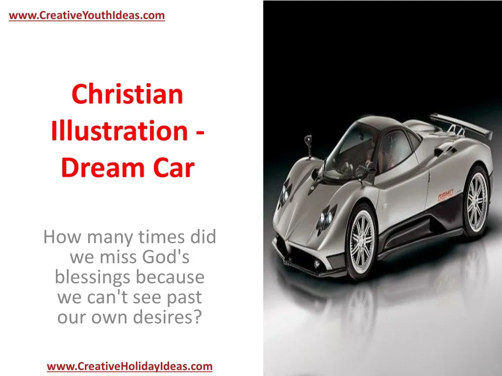 christian illustration dream car