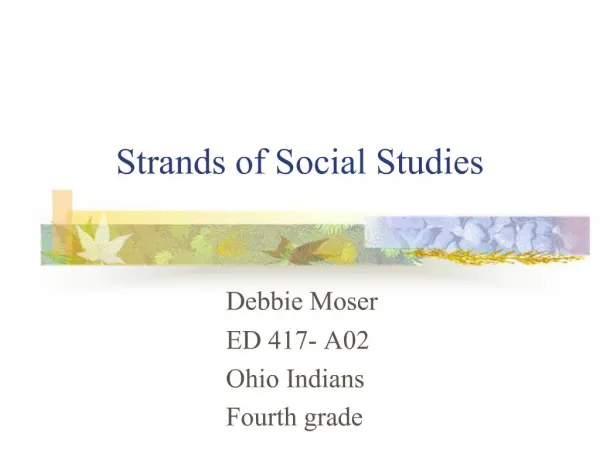 Strands of Social Studies