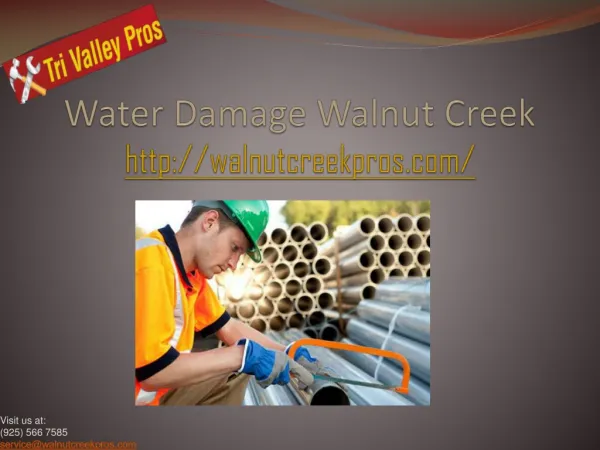 Water Damage Walnut Creek