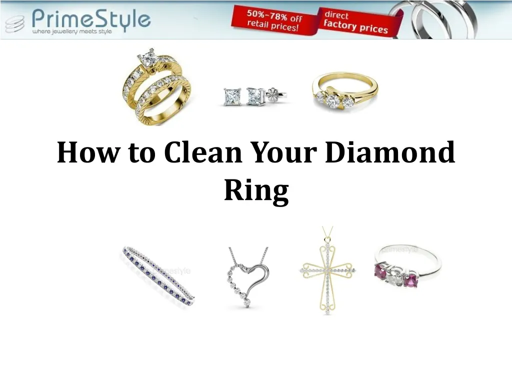 how to clean your diamond ring