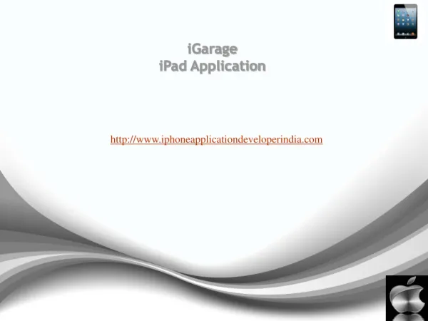 iGarage iPad Application