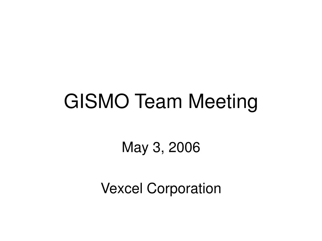 gismo team meeting