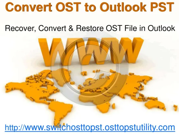 Convert OST to Outlook PST