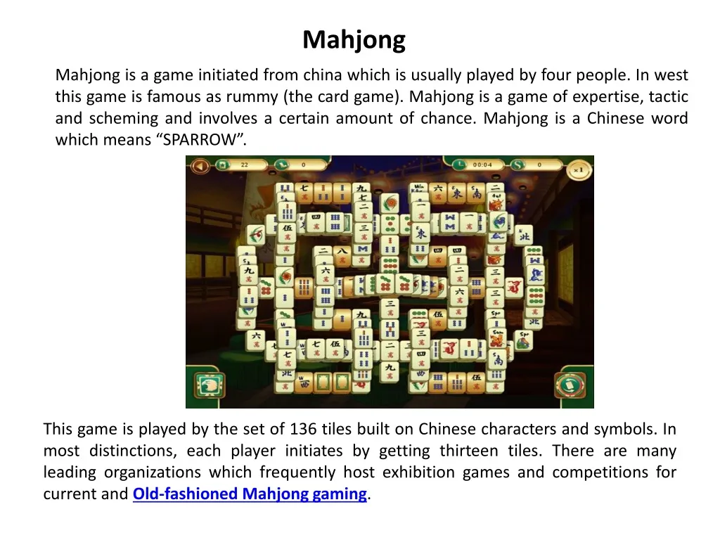 Free Mahjong Game  Mahjong, Mahjong online, Rummy game