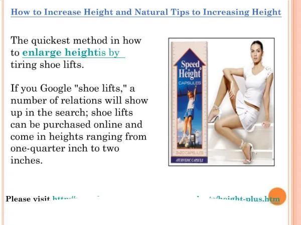 How to Increase Height and Natural Tips to Increasing Height