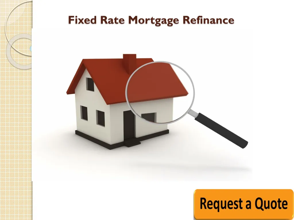 fixed rate mortgage refinance