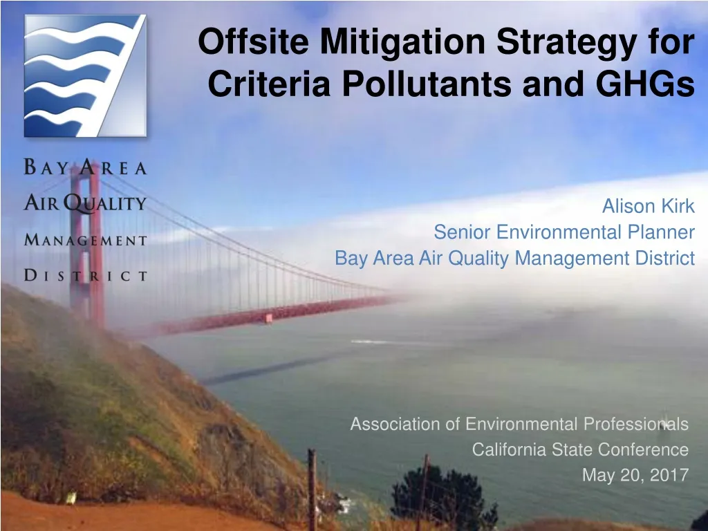 offsite mitigation strategy for criteria