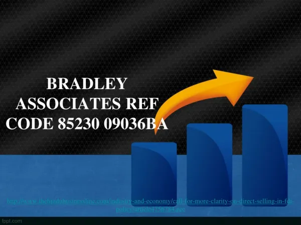 bradley associates ref code 85230 09036BA, Call for more cla