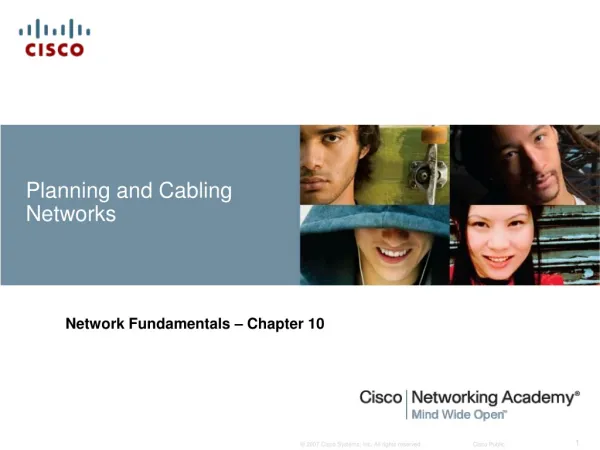 Planning and Cabling Networks