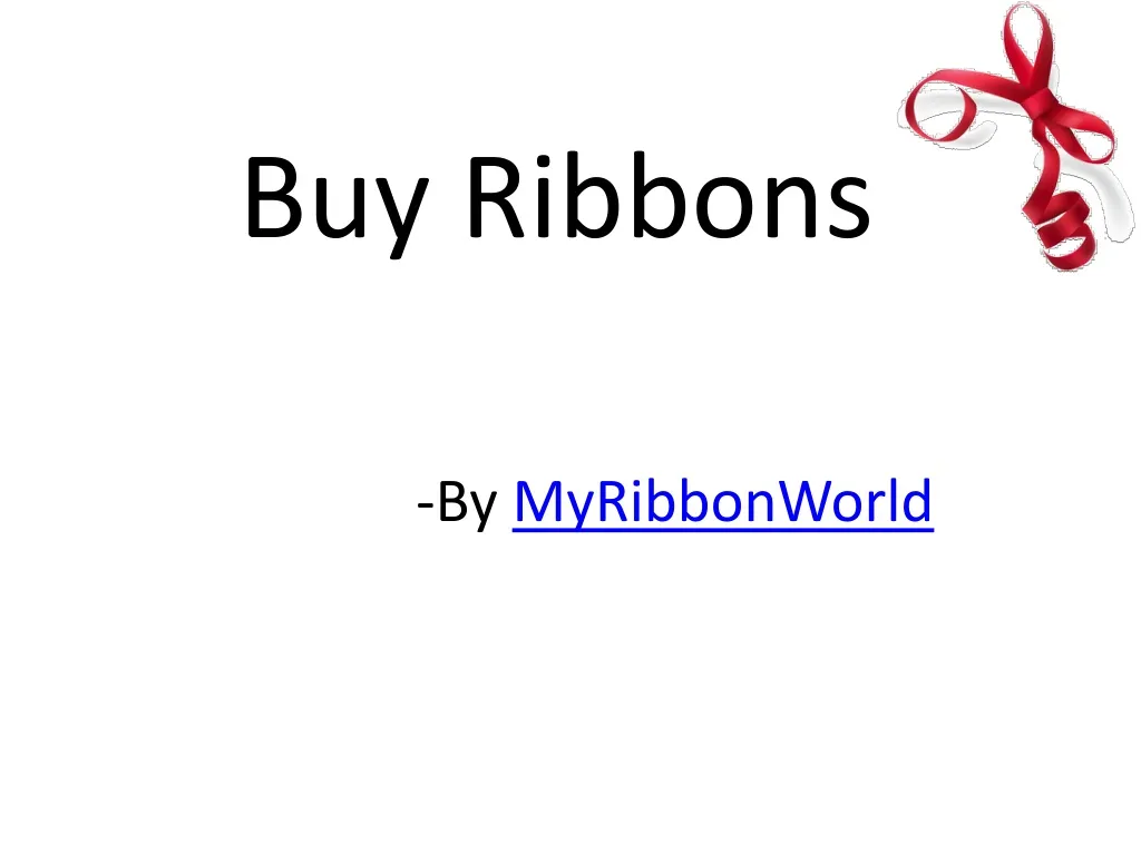 buy ribbons