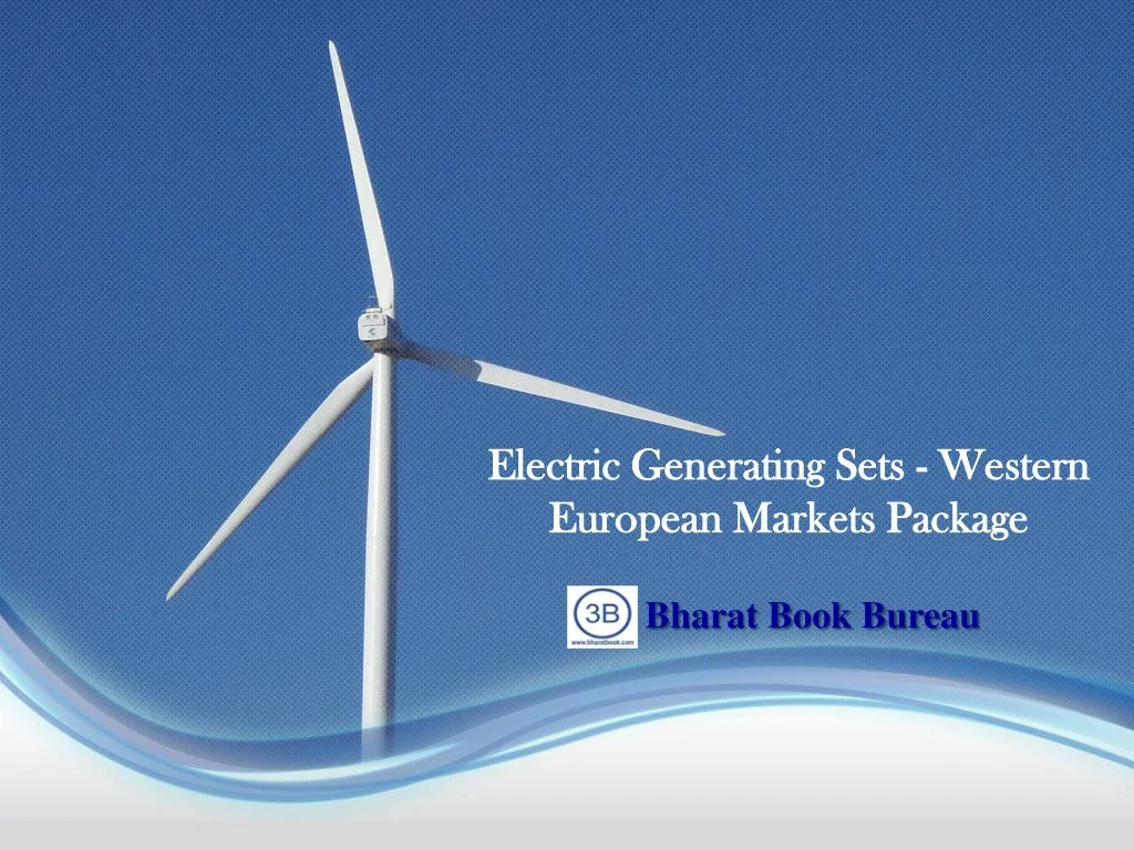 electric generating sets western european markets package