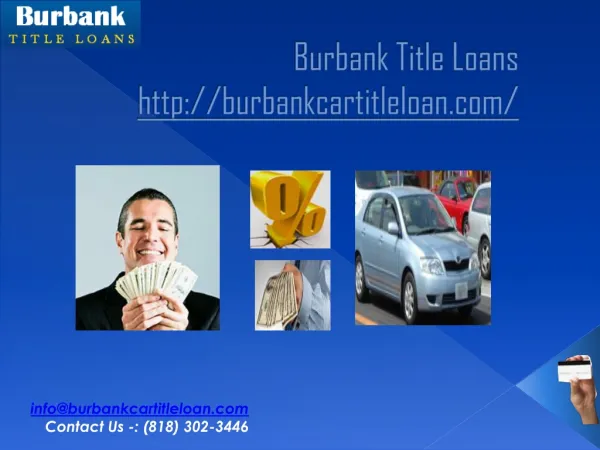 Burbank auto title loans