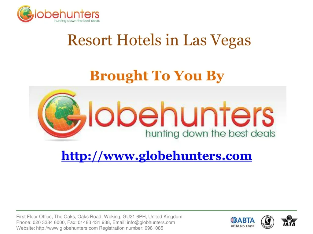 resort hotels in las vegas